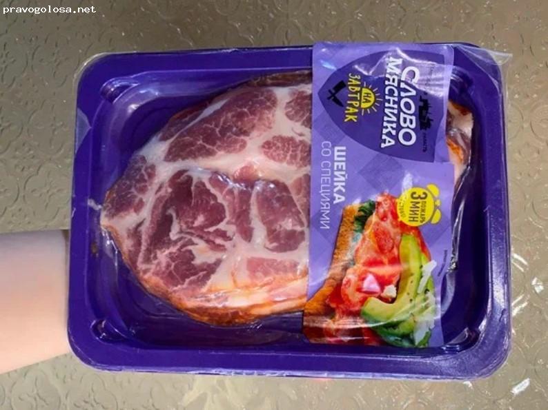 Отзыв на Шейка свиная на завтрак со специями Слово мясника