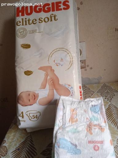 Отзыв на Подгузники Huggies Elite Soft