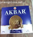 Чай черный Akbar Earl Grey Медаль, 100 пак отзывы