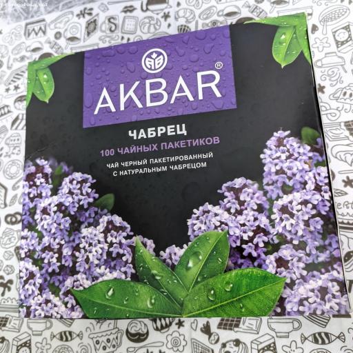 Отзыв на Чай черный Akbar "Чабрец", 100 пакетиков