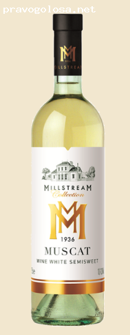 Отзыв на Вино мускат белый полусладкий Мильстрим-Черноморский