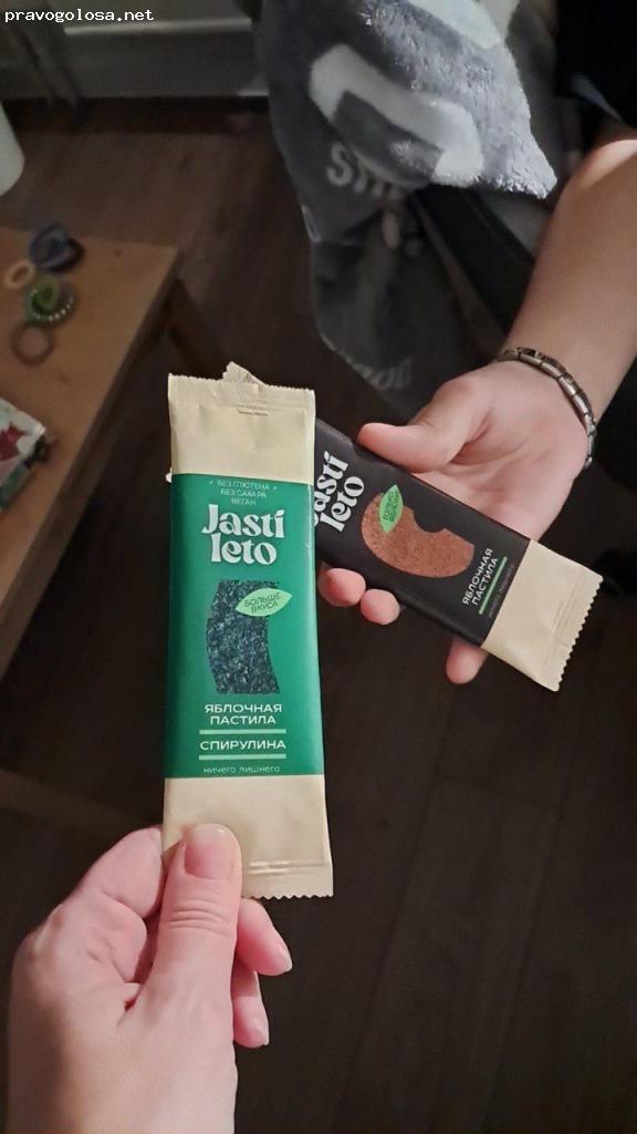Отзыв на Пастила JastiLeto яблочная спирулина