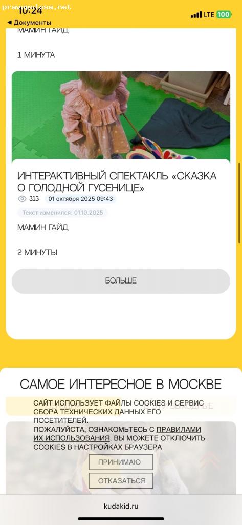Отзыв на Сайт Kudakid.ru