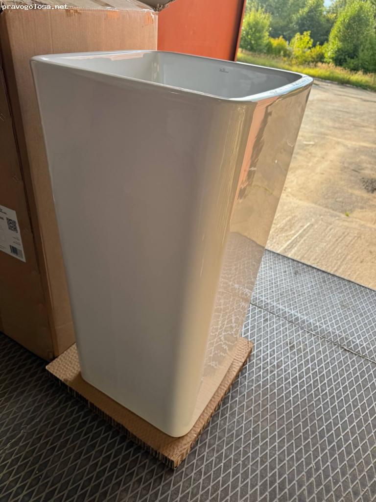 Отзыв на Напольная раковина из фарфора Wellsee Callipy Art 3