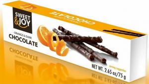 Шоколадные палочки Sweet&Joy с апельсиновым вкусом Шоколадные палочки Sweet&Joy с апельсиновым вкусом