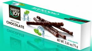 Шоколадные палочки Sweet&Joy с мятным вкусом Шоколадные палочки Sweet&Joy с мятным вкусом