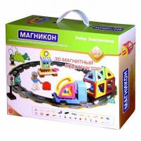 Магнитный конструктор Магникон МК-68 "Электропоезд" Магнитный конструктор Магникон МК-68 "Электропоезд"