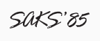 Интернет-магазин Saks'85 Интернет-магазин Saks'85