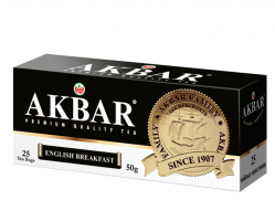 Чай Чай Akbar Еnglish Breakfast, 25 пакетов Чай Чай Akbar Еnglish Breakfast, 25 пакетов