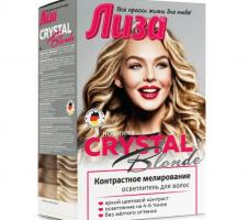 Осветлитель для волос CRYSTAL BLONDE Контрастное мелирование т.з. ЛИЗА