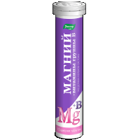 Шипучие таблетки Магний + витамины группы В Эвалар Шипучие таблетки Магний + витамины группы В Эвалар