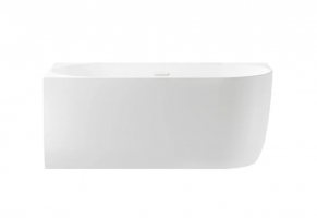 Пристенная угловая ванна акриловая 150 х 75 см с каркасом и экраном Wellsee Belle Spa 235701002