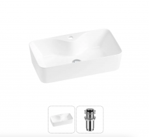 Набор 2 в 1: накладная раковина 54см + клапан Lavinia Boho Bathroom Sink 20215271R